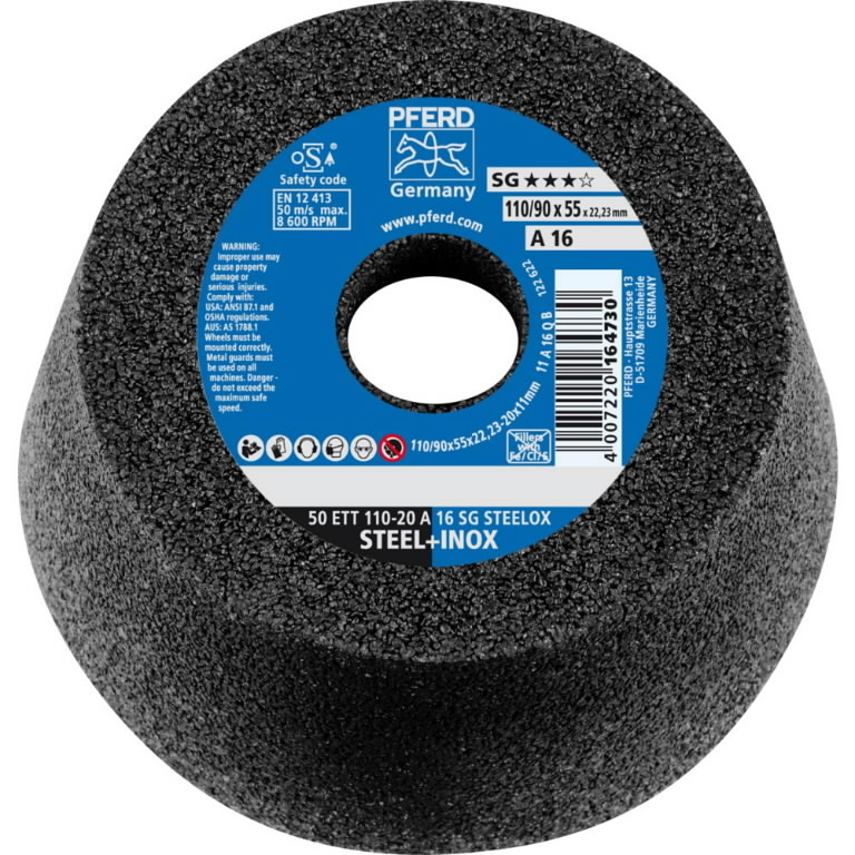 Slipekopp PFERD 164730; 110x55x22,23 mm