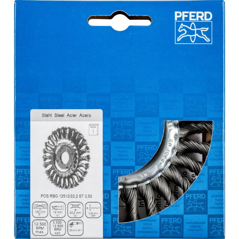 Stålbørste PFERD 530597; 125 mm