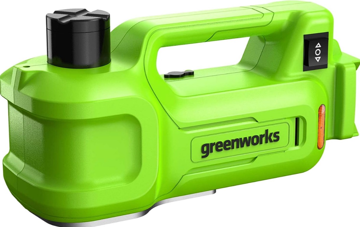 Garasjejekk Greenworks G24JACK; 3000 kg; 24 V (uten batteri og lader)