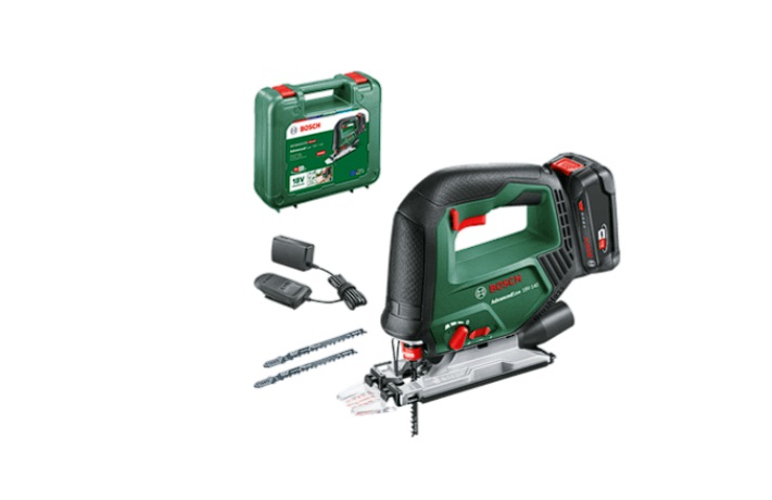 Batteridrevet stikksag Bosch AdvancedSaw 18V-140; 18 V; 1x2,0 Ah batt.
