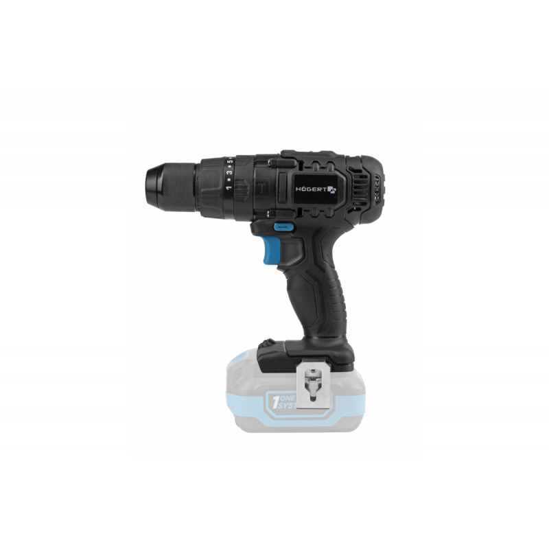 Slagskrutrekker / bor Hogert HT2E221-0PD; 18 V (uten batteri og lader)