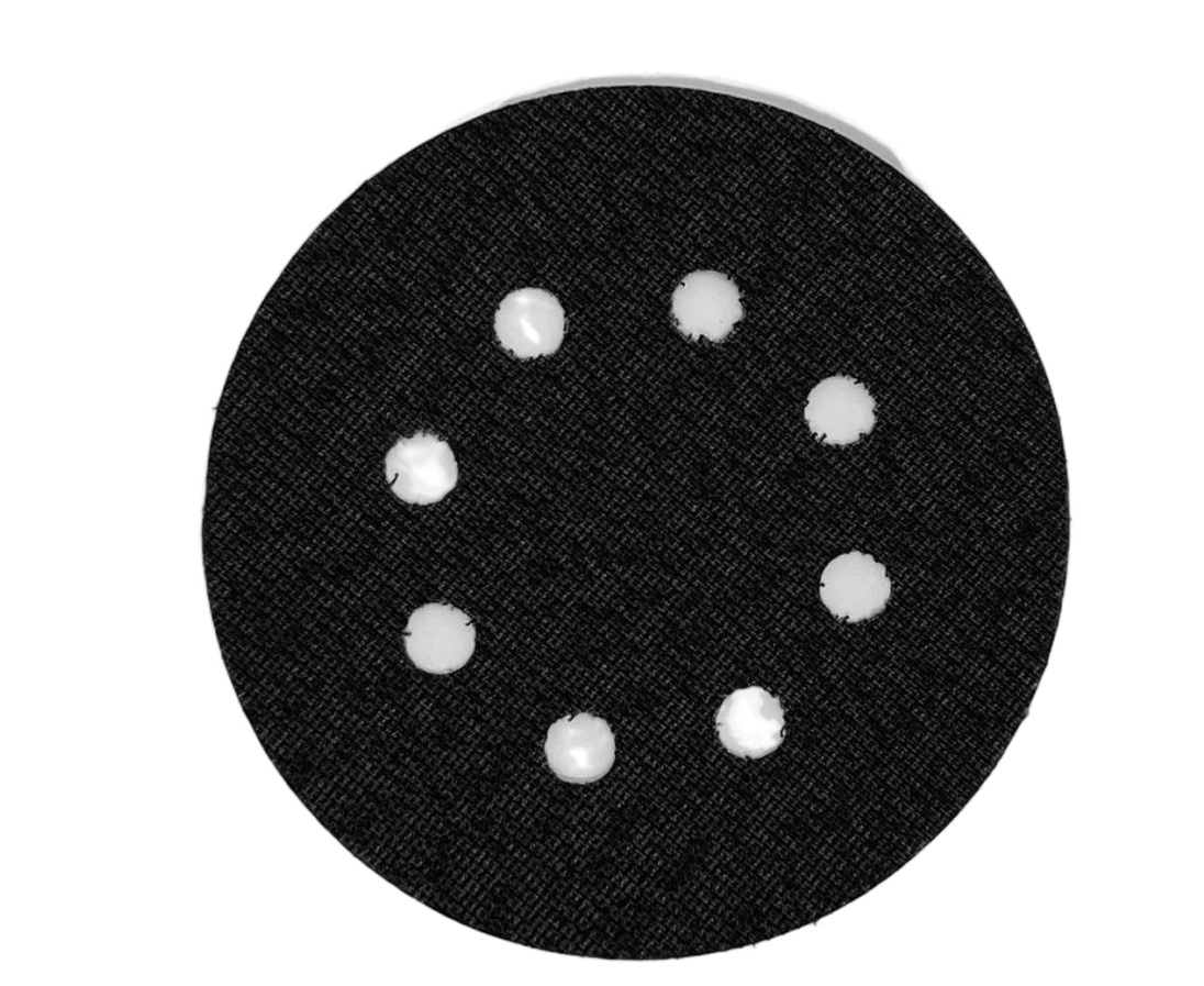 Klistremerke for sliping og polering Padeliai 0007; 125 mm; med 8 hull