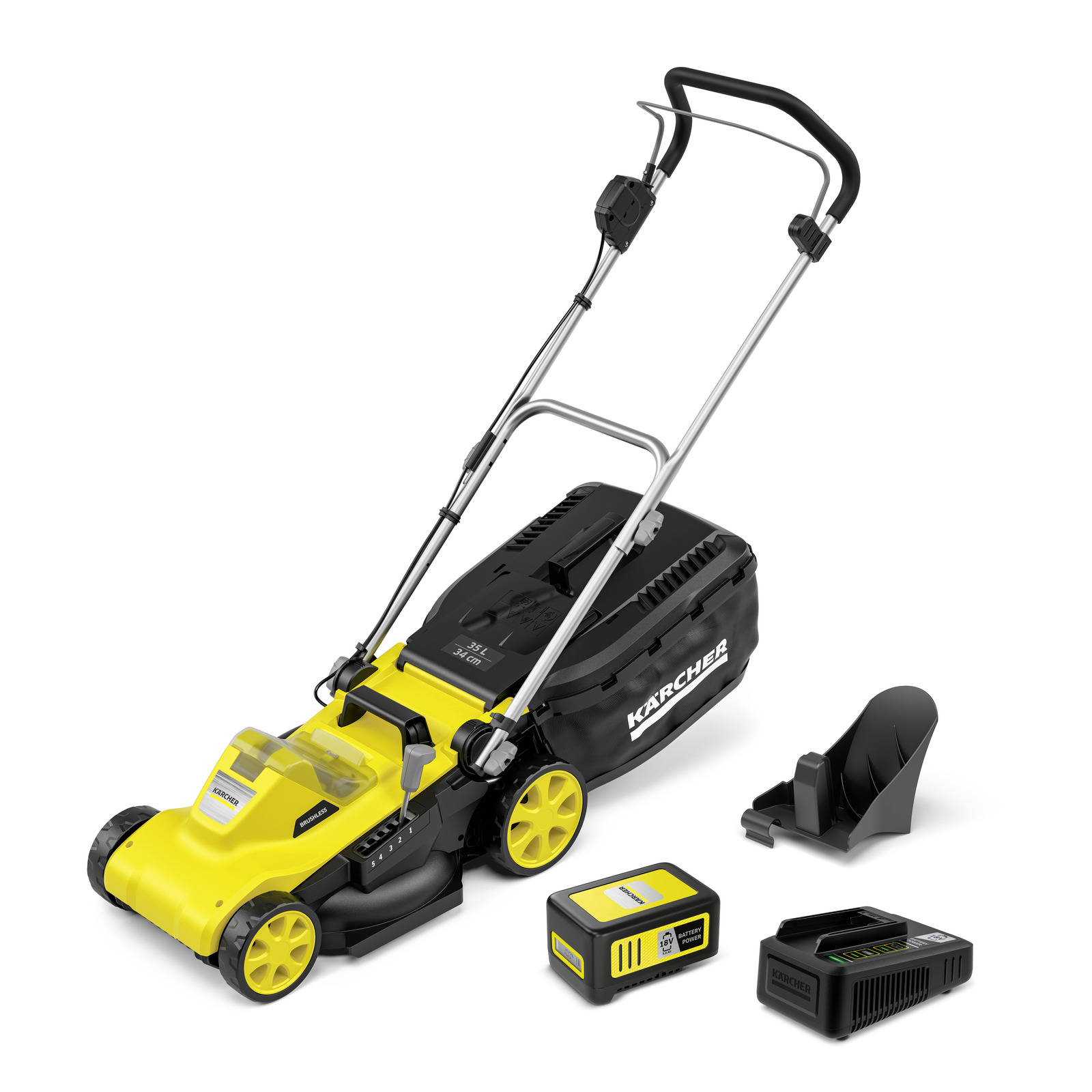 Gressklipper Karcher LMO 3-18 Battery Set; 18 V; 1x5,0 Ah batt.