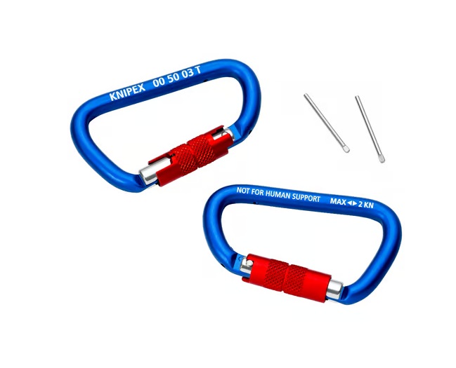 Karabinkrok Knipex 005003TBK; 2 stk
