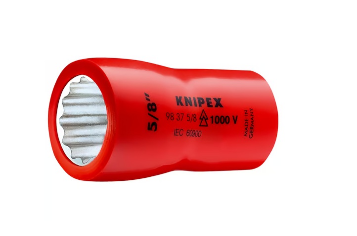 Hylsenøkkel Knipex 98377/16''; 3/8''; 7/16''; 43 mm
