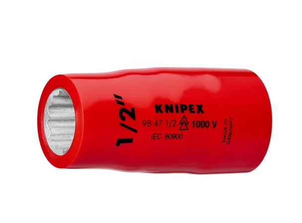 Hylsenøkkel Knipex 98475/8''; 1/2''; 5/8''; 55 mm
