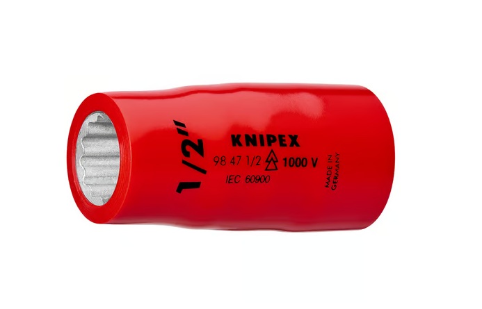 Hylsenøkkel Knipex 98477/8''; 1/2''; 7/8''; 58 mm