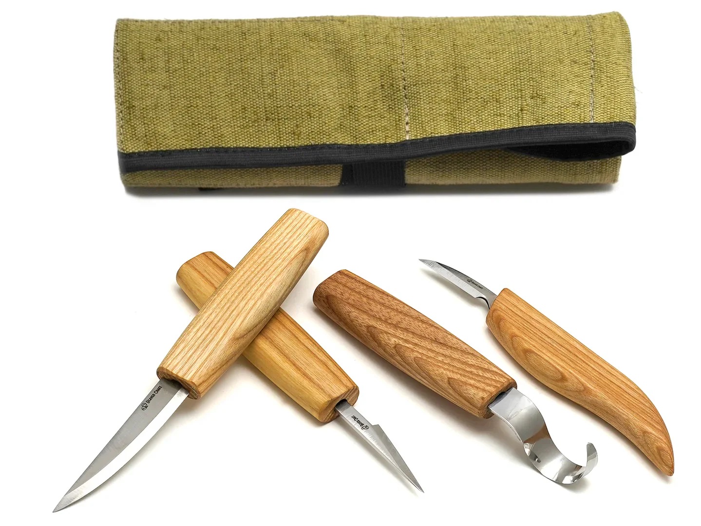 Knivsett BeaverCraft S09L; 4 stk.; passer venstrehendte