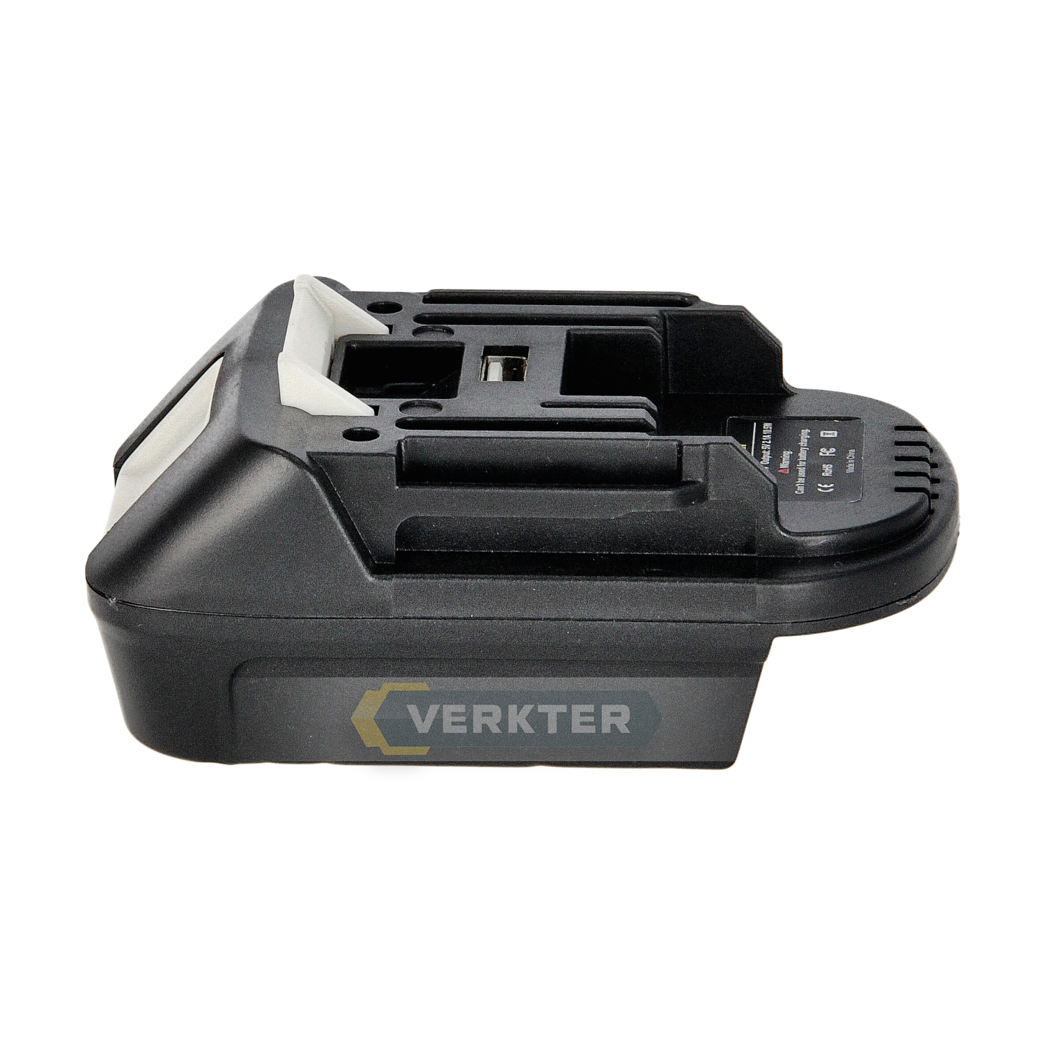 Batteriadapter Ahlio; Dewalt/Milwaukee til Makita; kun for 18 V
