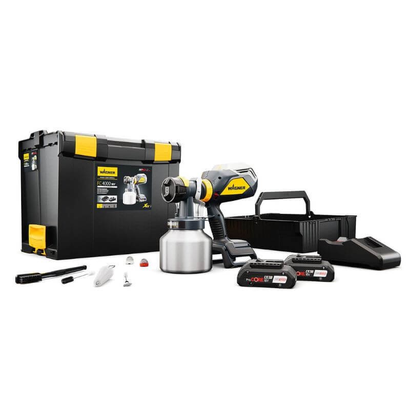 Lakksprøyte Wagner FinishControl 4000 StandardSpray; 18 V; 2x4,0 Ah batt.
