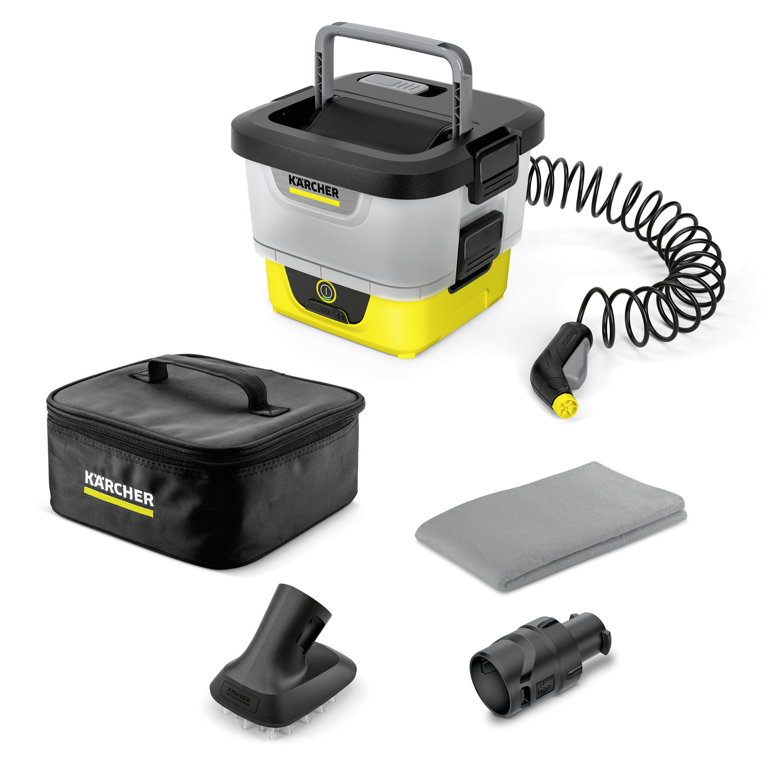 Bærbar lavtrykksvaskeri Karcher OC 4 + Pet Kit
