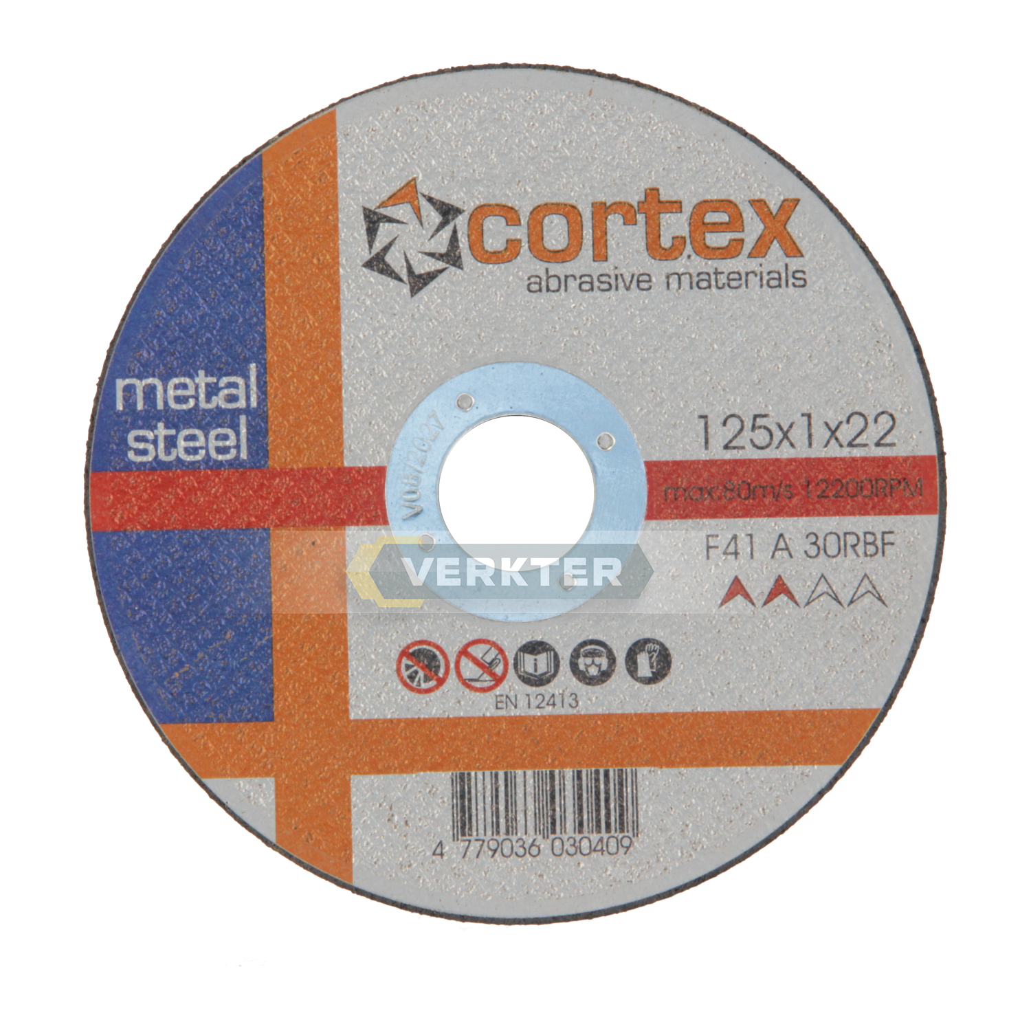 Abrasiv kappeskive Cortex 31506; 125x1,0 mm; 10 stk