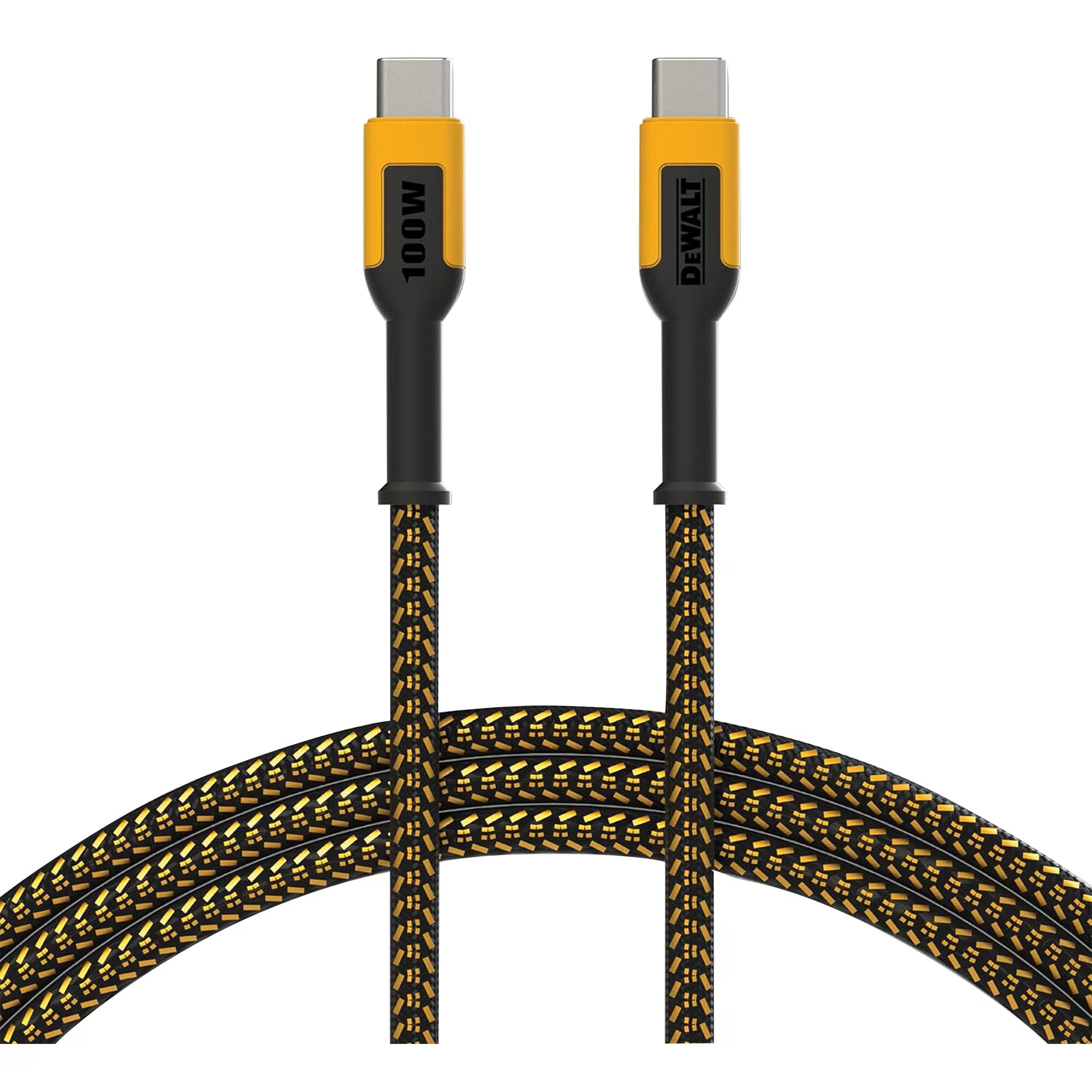 USB-kabel Dewalt; Type C-C; 1,8 m; 100 W