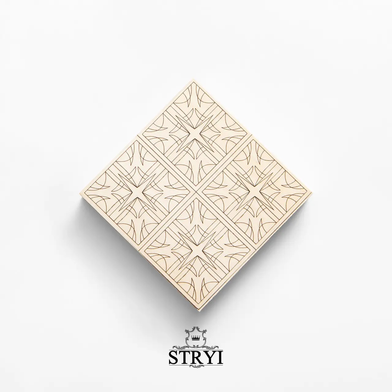 Trebrett - mal STRYI; 100x100x20 mm;