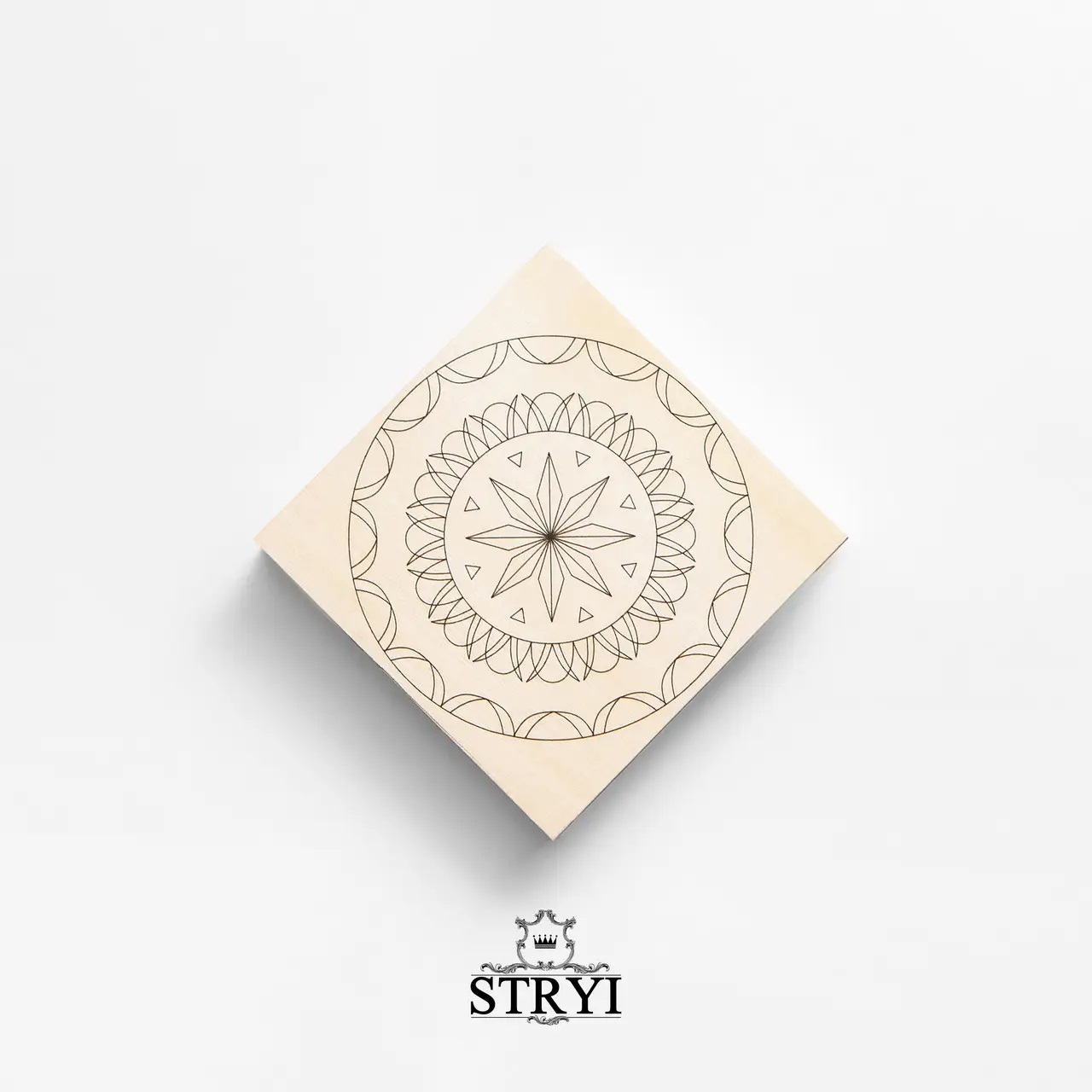 Trebrett - mal STRYI; 100x100x20 mm;