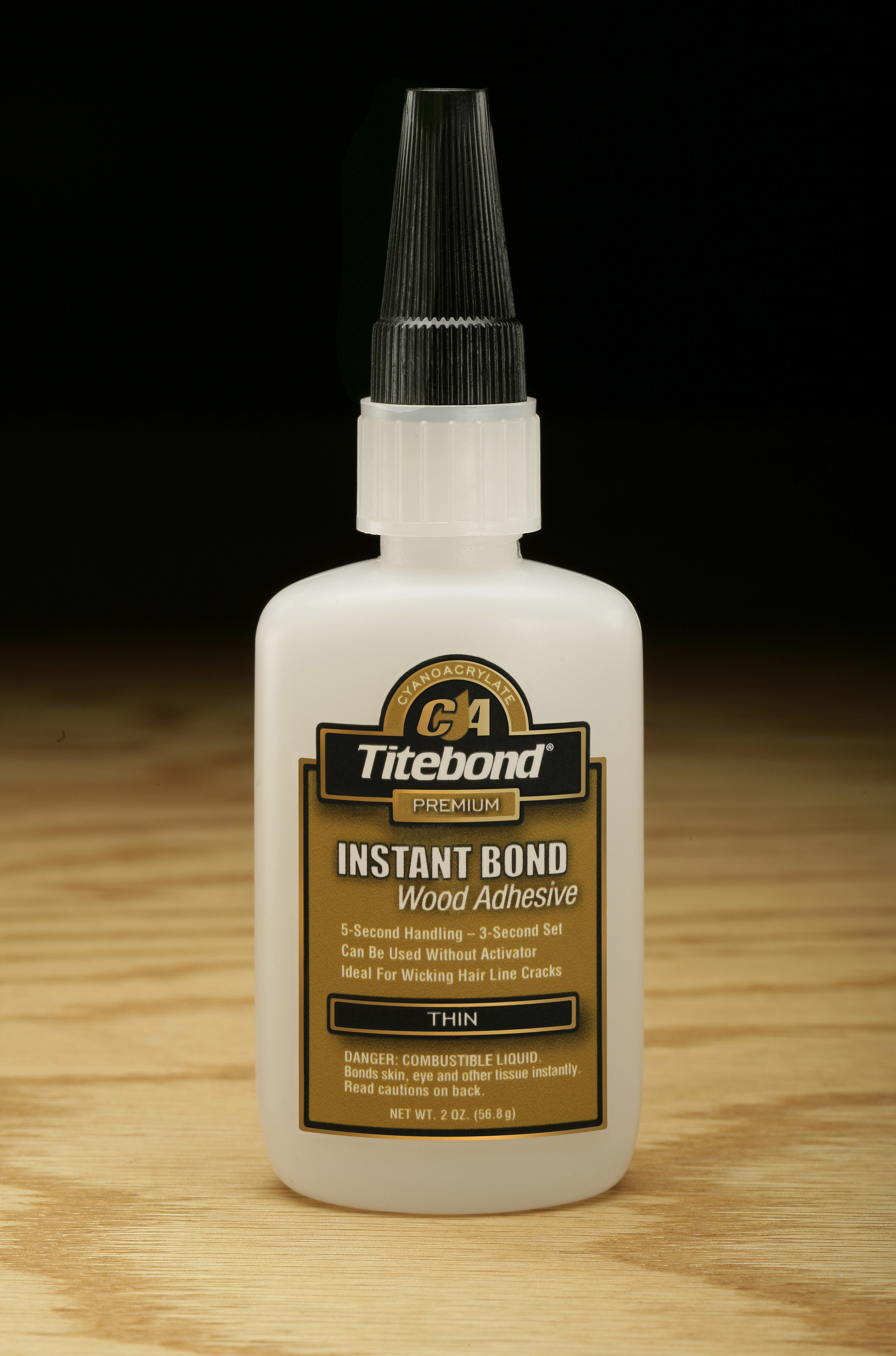 Universal hurtiglim Titebond Instant Bond Thin; 113,4 g.