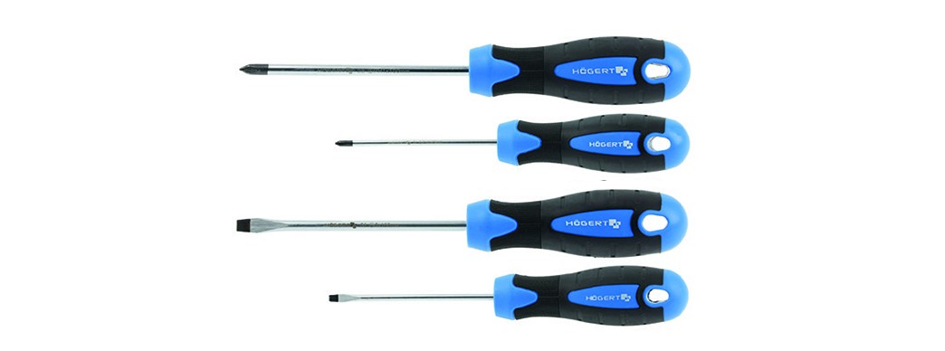 Skrutrekkersett Hogert HT1S094; 4 stk