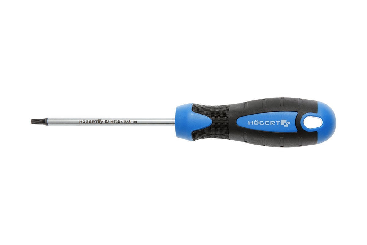 Skrutrekker Hogert HT1S054; T15; 100 mm; stjerneformet spiss