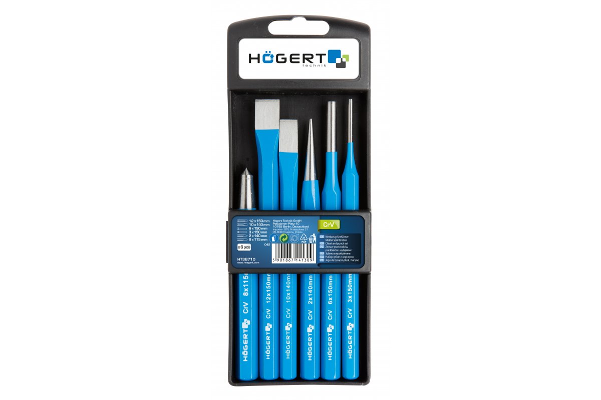 Meiselsett Hogert HT3B710; 6 stk