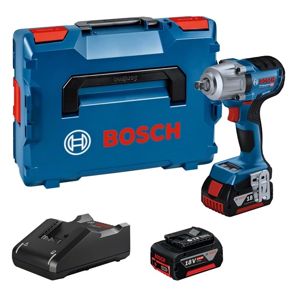 Slagmuttertrekker Bosch GDS 18V-450 PC; 18 V; 2x4,0 Ah batt.
