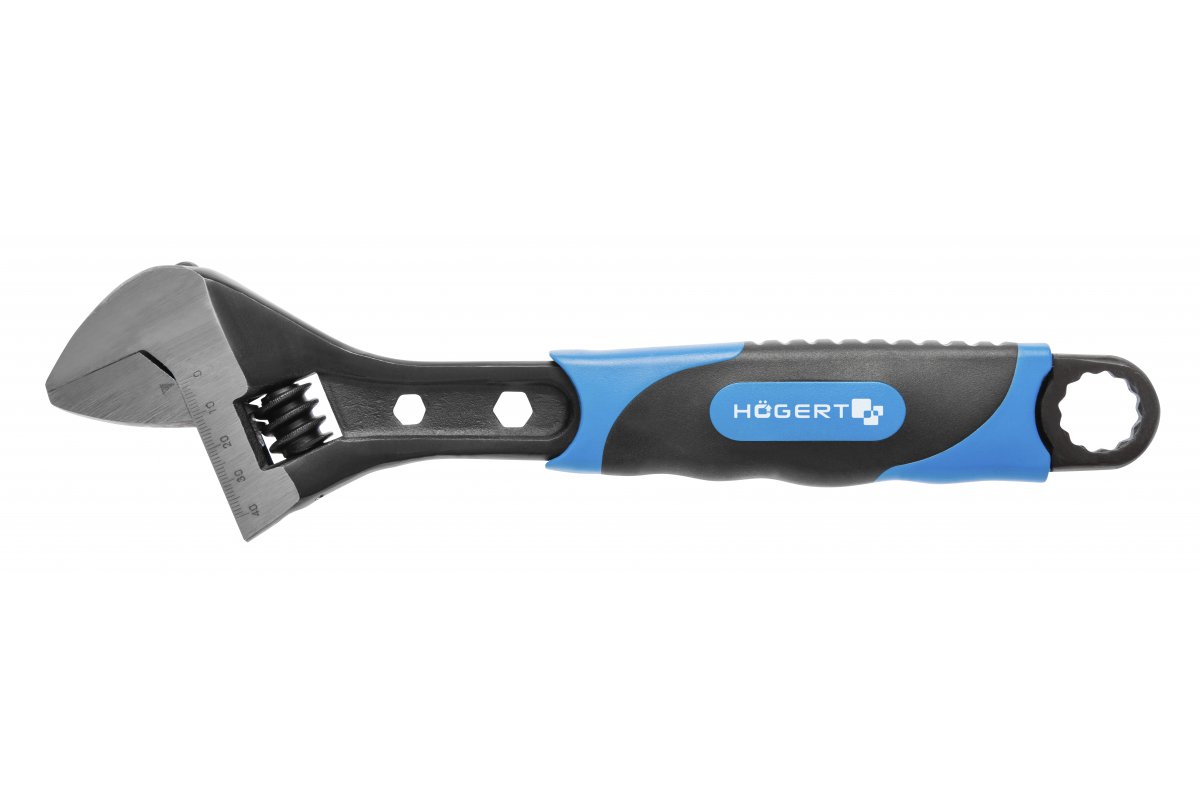 Justerbar skiftenøkkel Hogert HT1P554; 250 mm