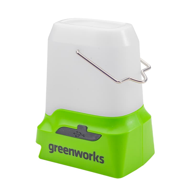 Lykt Greenworks G24LA500; 24 V (uten batteri og lader)