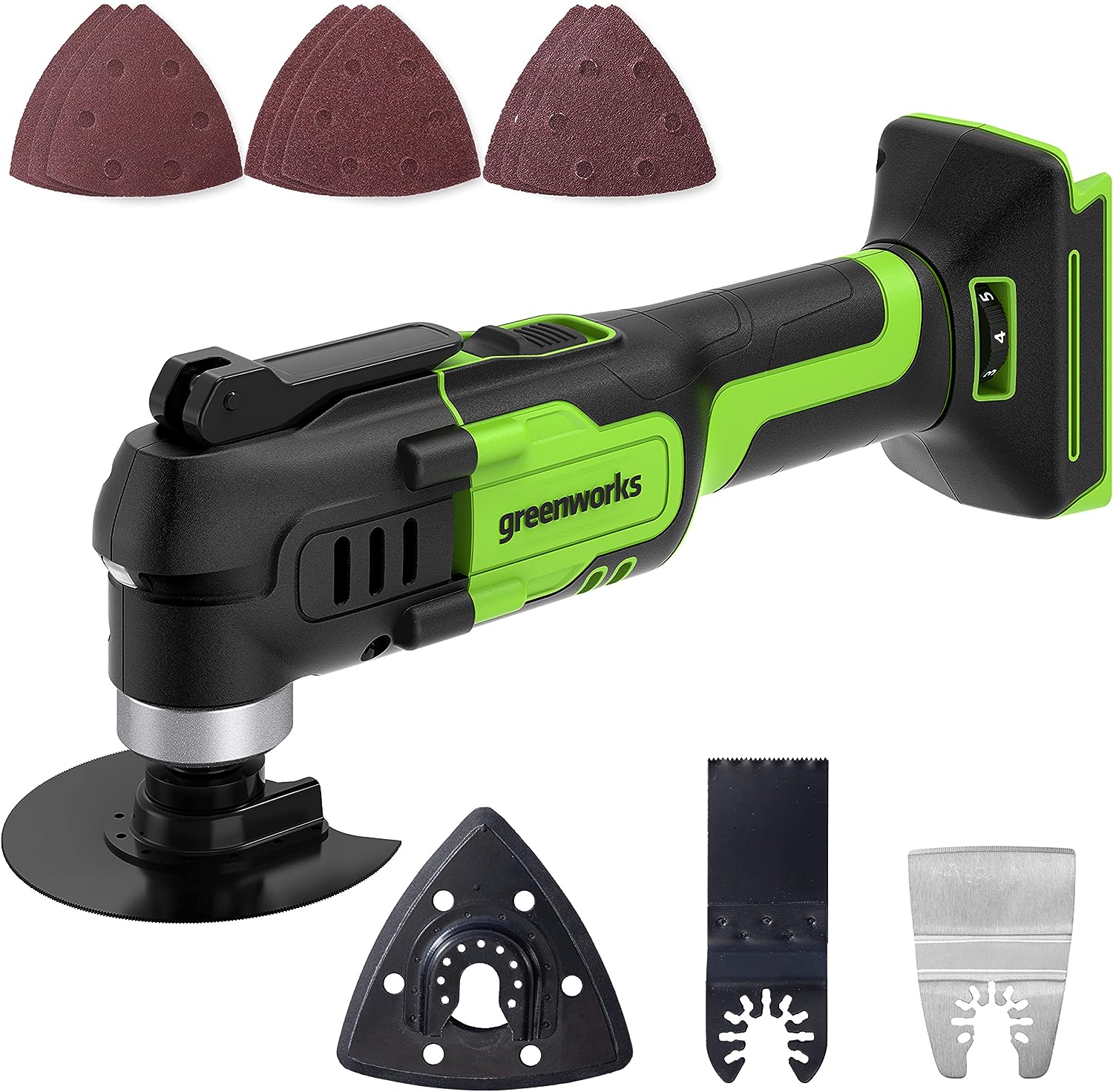 Flerfunksjonsverktøy Greenworks G24MT; 24 V (uten batteri og lader)