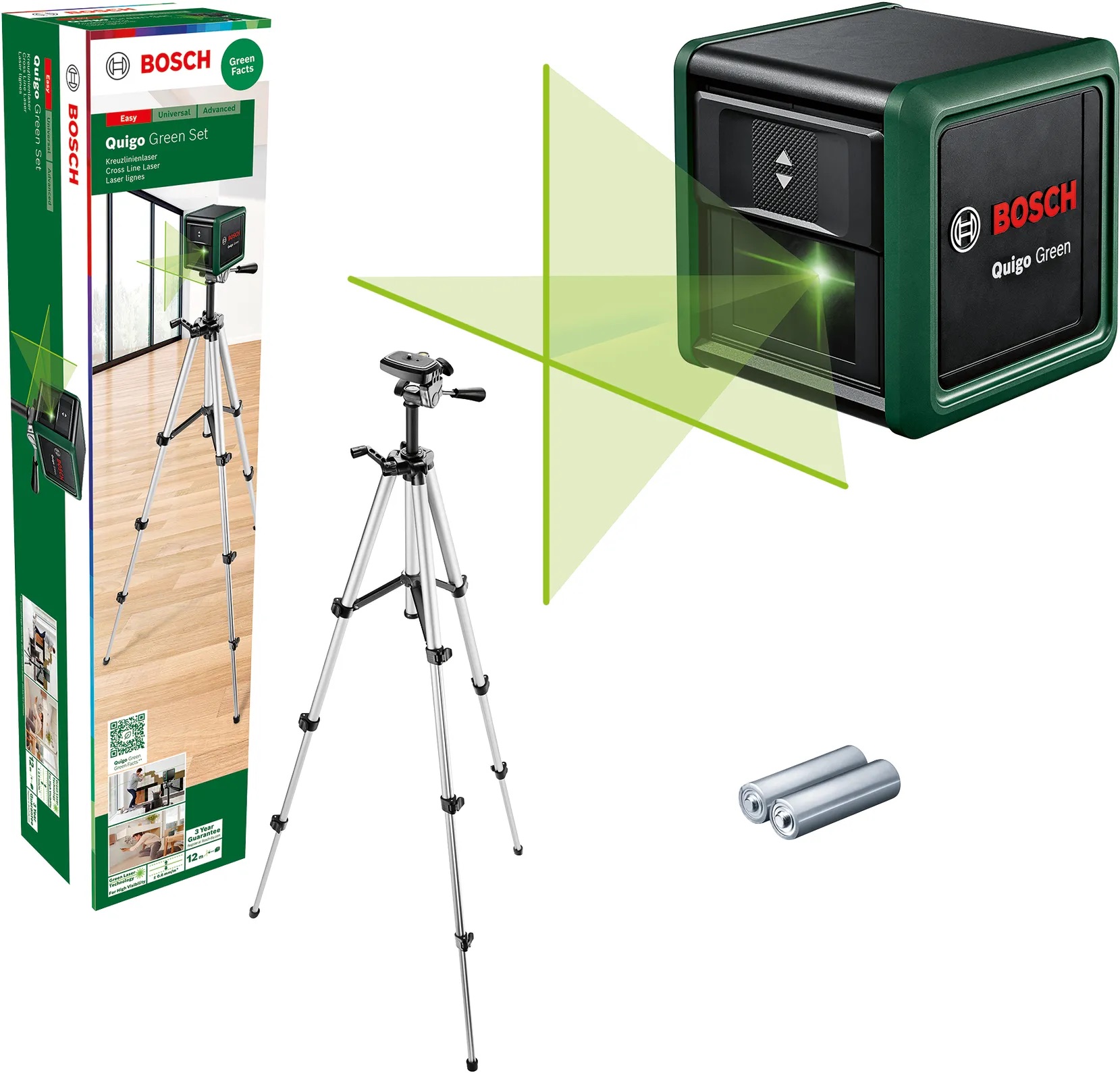 Krysslaser  Bosch Quigo Green