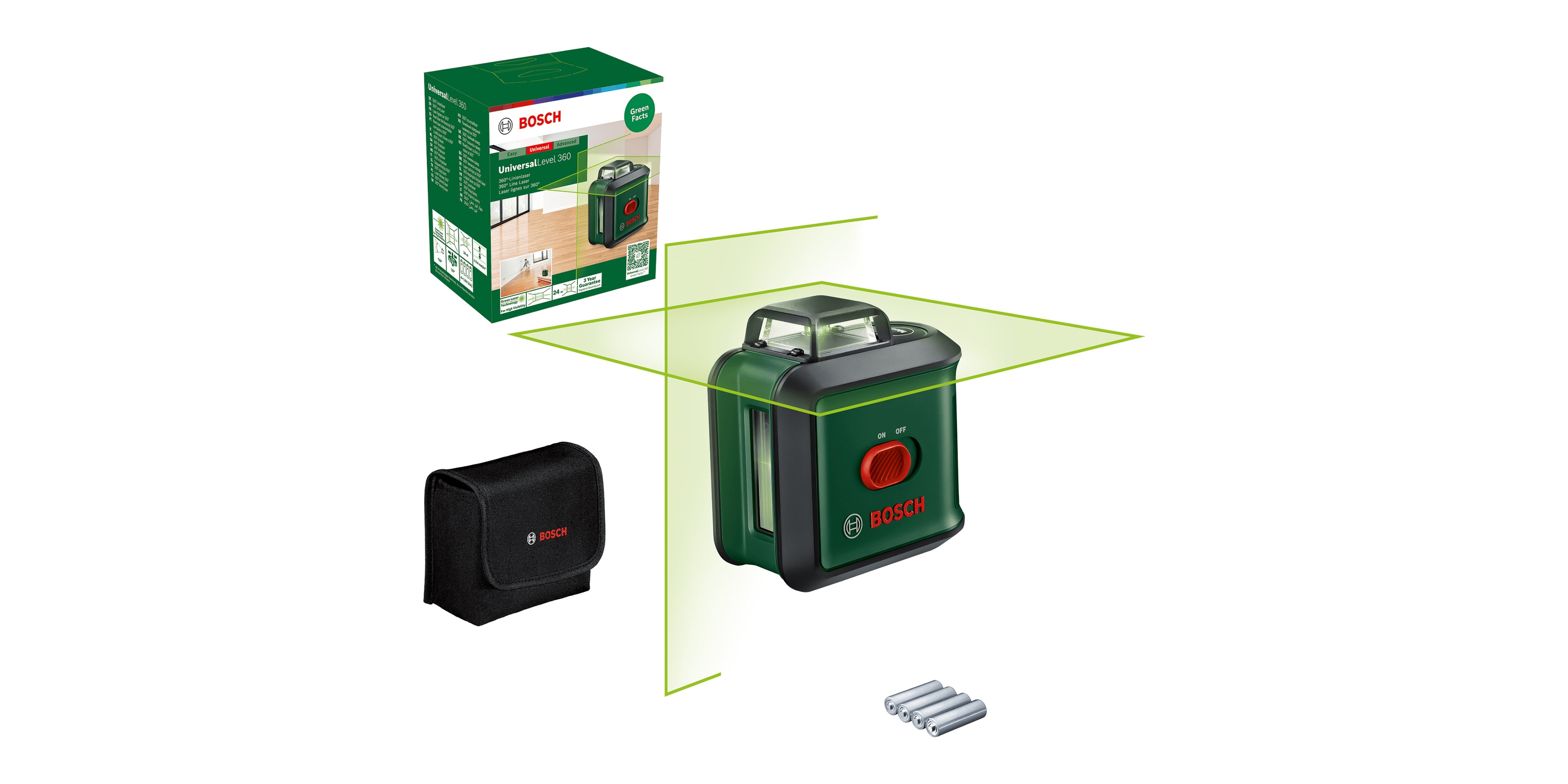 Krysslaser  Bosch Universal Level 360