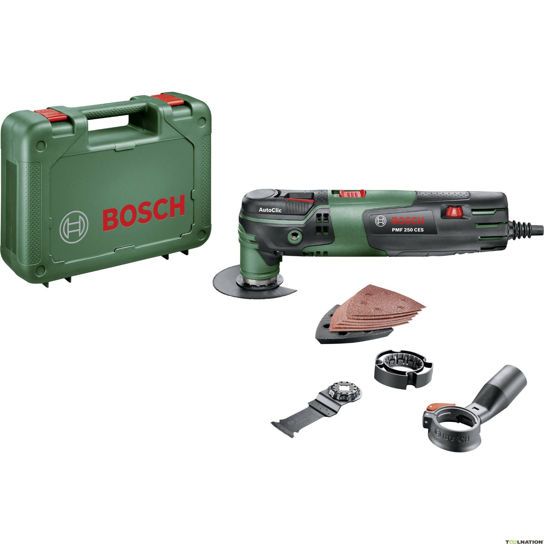 Flerfunksjonsverktøy Bosch PMF 250 CES + Tilbehør