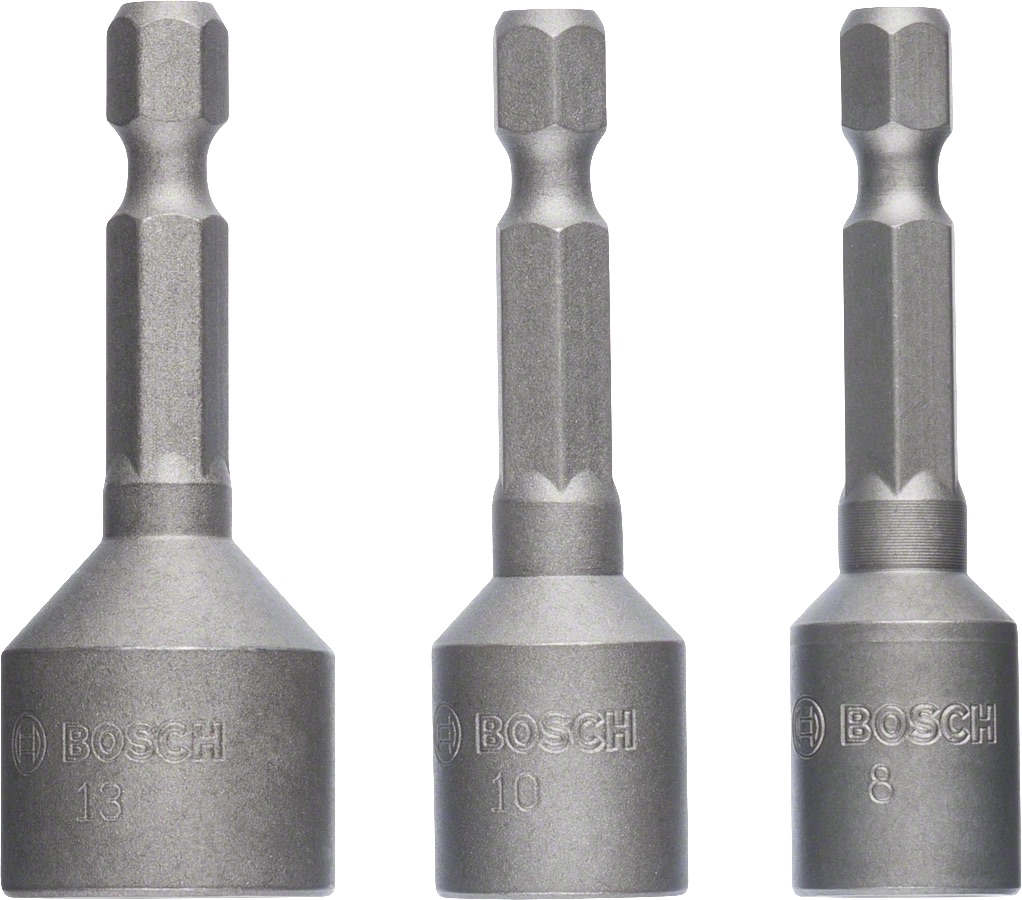 Hylsenøkkelsett Bosch 2608551078; 8-13 mm; 3 stk