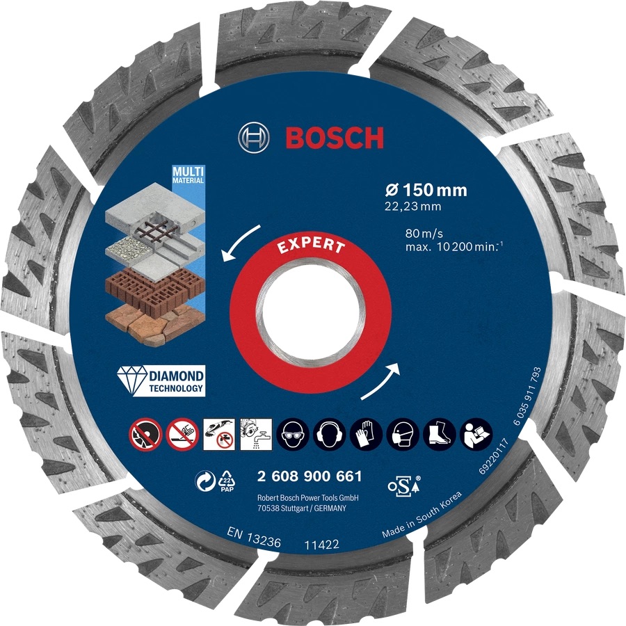 Diamantkappeskive Bosch 2608900661; 150 mm