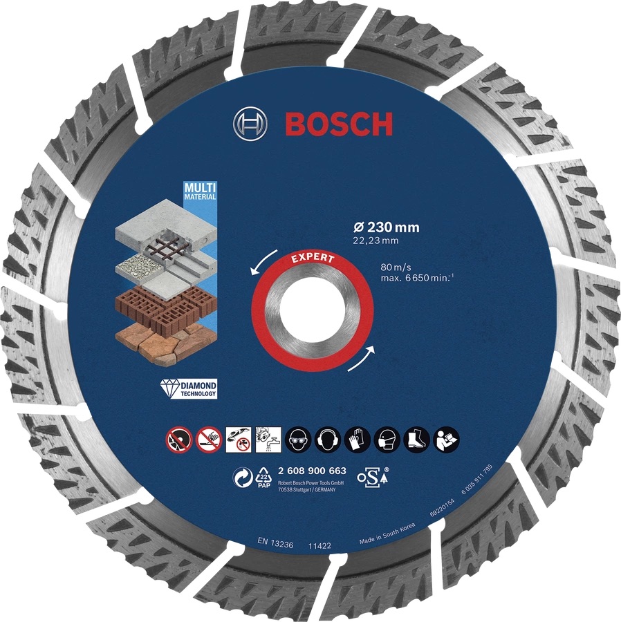 Diamantkappeskive Bosch 2608900663; 230 mm
