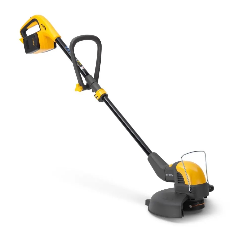 Gresstrimmer Stiga GT 300e Kit; 2x20 V; 2x2,0 Ah batt.; med veggholder