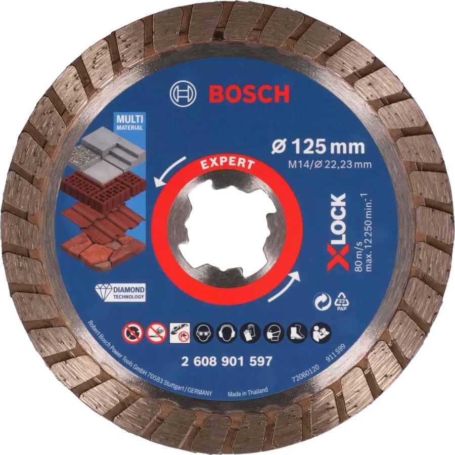 Diamantkappeskive Bosch 2608901597; 125 mm