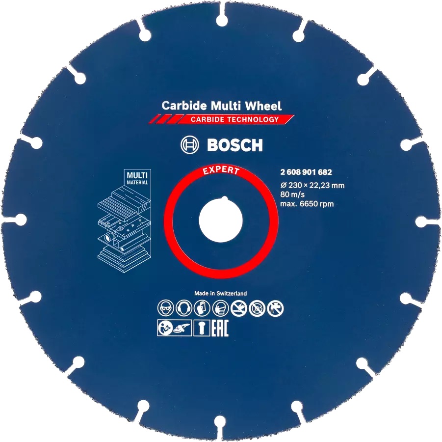 Kappeskive Bosch 2608901682; 230x22,23 mm