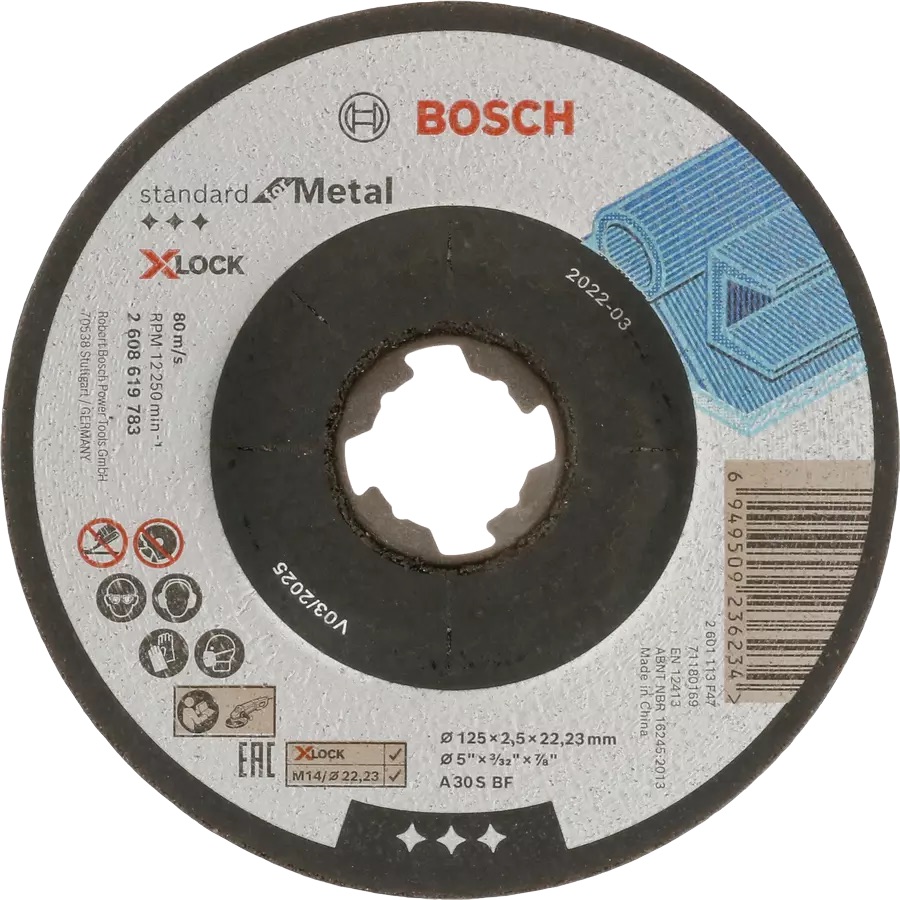 Abrasiv kappeskive Bosch A 30 S BF; 125x2,5 mm
