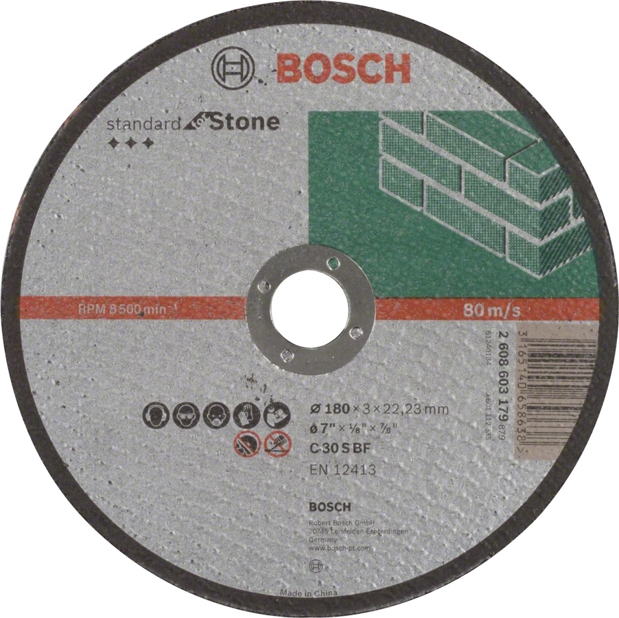 Abrasiv kappeskive Bosch C 30 S BF; 180x3 mm