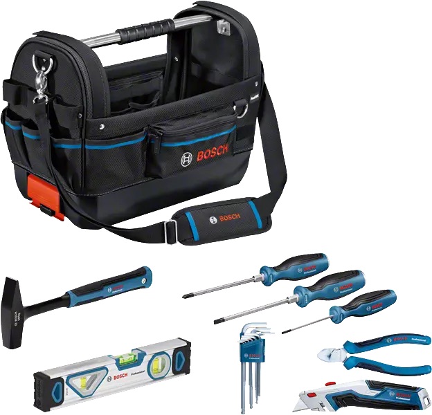 Verktøysett Bosch 1600A02H5B; 9 stk