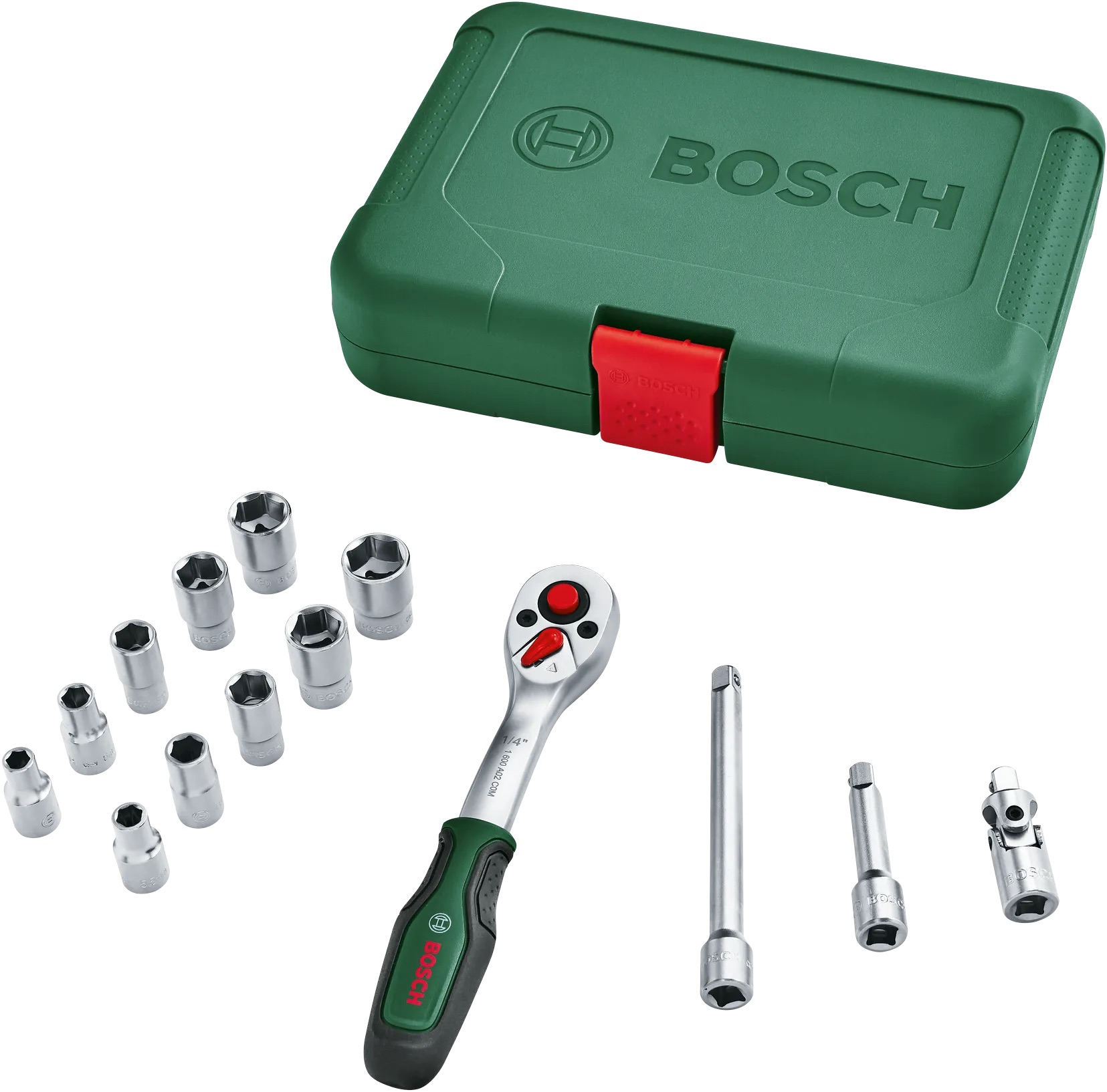 Verktøysett Bosch 1600A02BY0; 1/4'; 14 stk