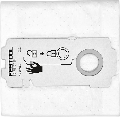 Tekstil støvposer Festool SC-FIS-CT 25; 5 stk
