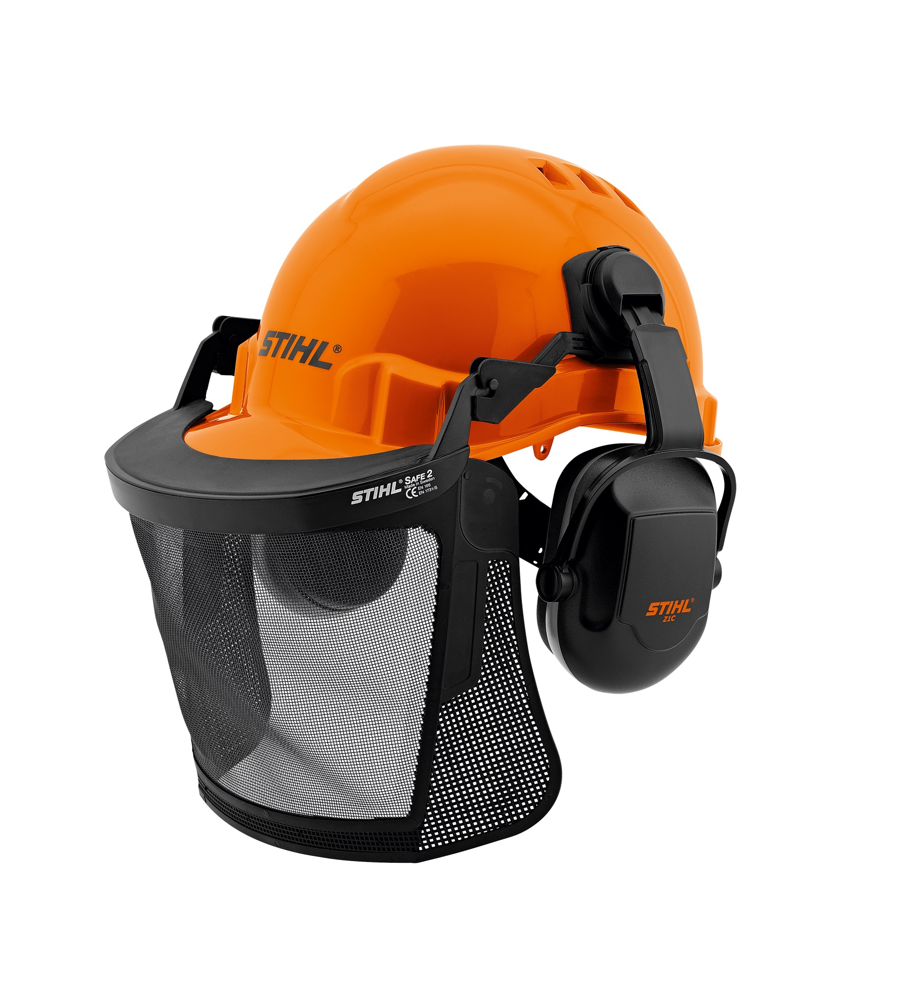 Vernehjelm Stihl Function Basic; med beskyttelsesskjerm og hørselvern