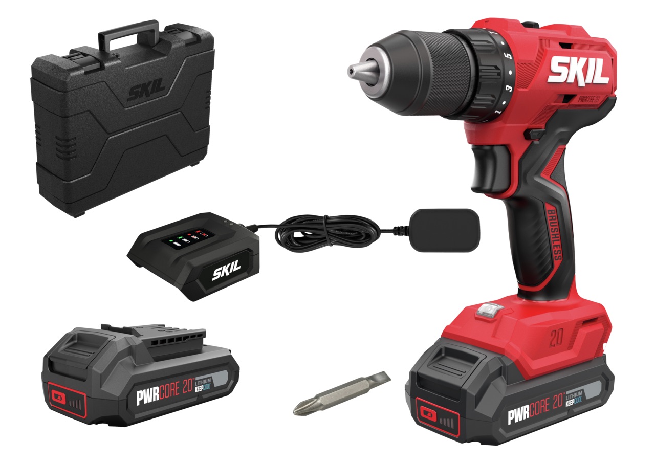 Skrutrekker/bor Skil 3011 HB; 18 V; 2x2,0 Ah batt.