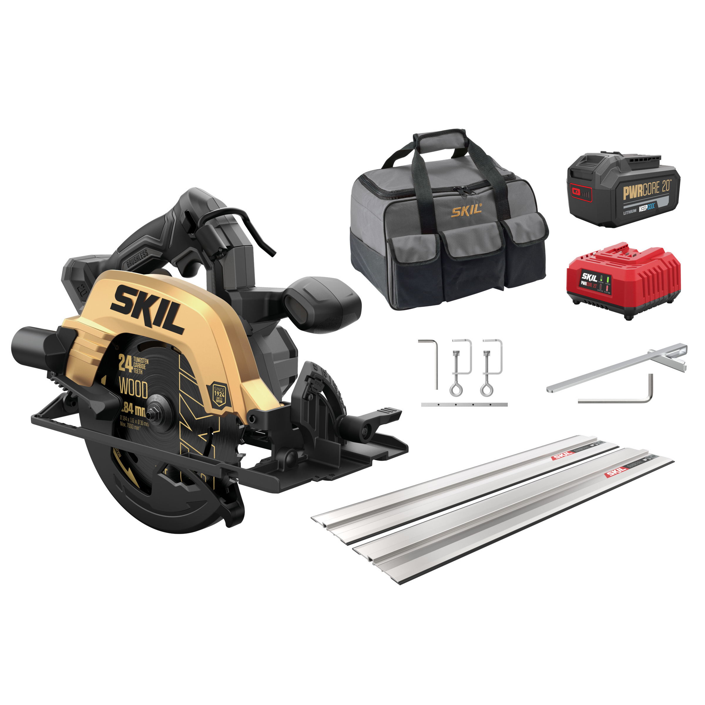Batteridrevet sirkelsag Skil 3575 DB; 20 V; 1x4,0 Ah batt.