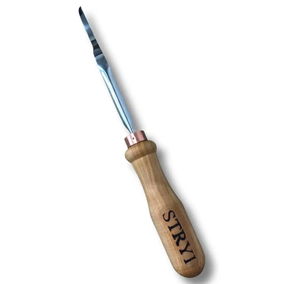 Kniv STRYI Profi; 40 mm; for utskjæring av treskje (høyrehendt)
