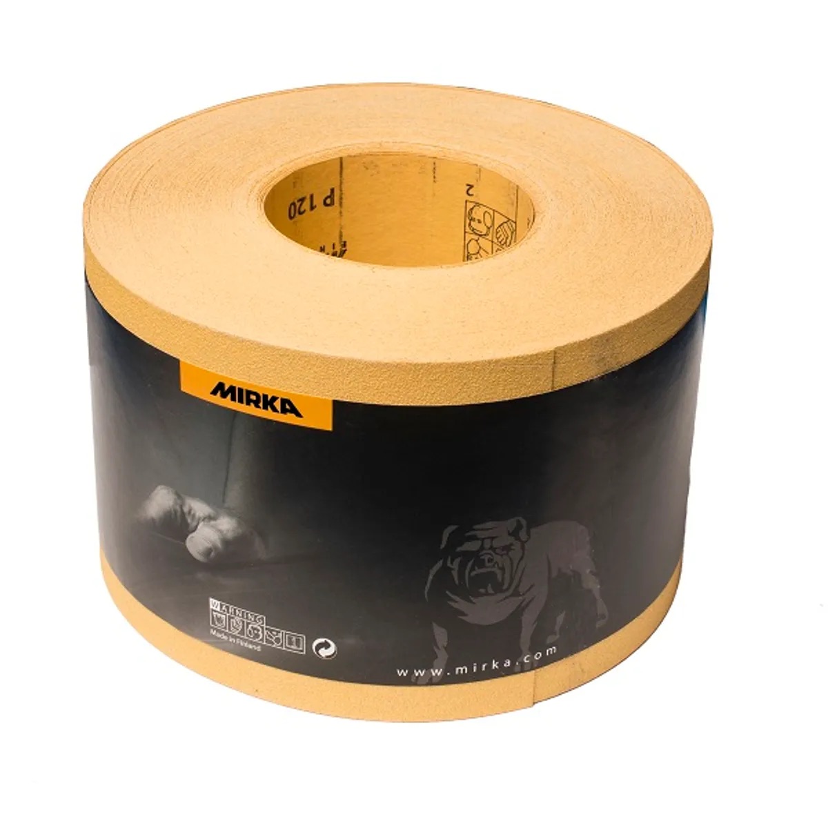 Slipede papirrull Mirka Gold Proflex 2851100141; 115 mm; 50 m; P400