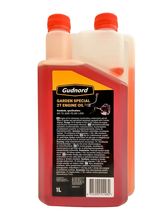 2-taks olje Gudnord Garden Special 2T; 1 l