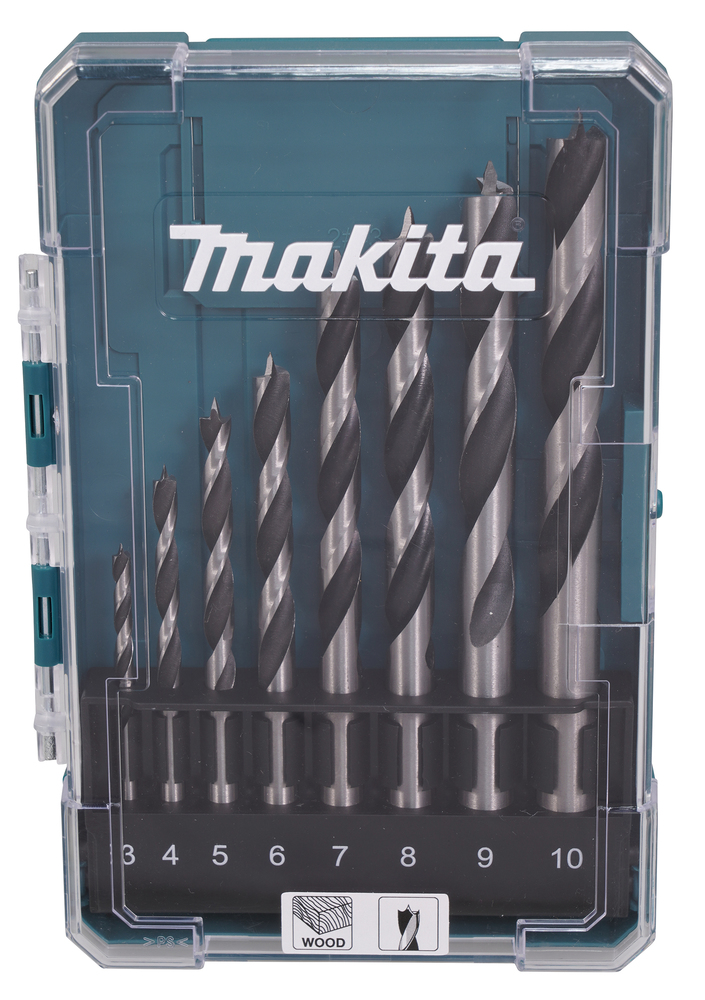 Borsett for tre Makita D-77257; 3-10 mm; 8 stk