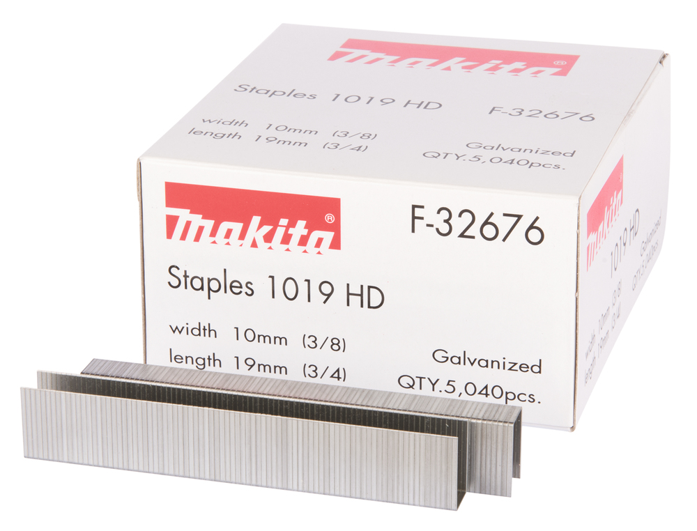 Stifter Makita F-32676; 10x19 mm; 5040 stk; galvanisert