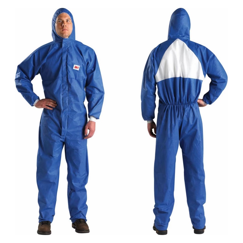 Engangskjeledress 3M 4530 Type 5/6; 2XL; blå